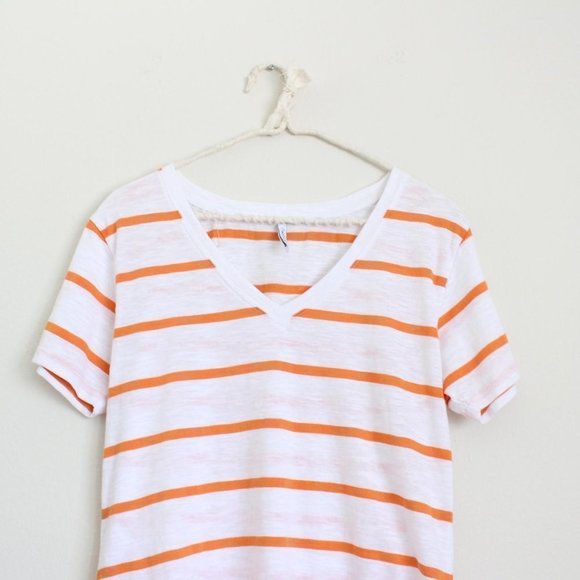 Z Supply The Vienna Striped V Neck Tee - Picture 2 of 5